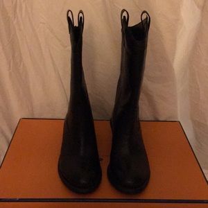 Arturo Chiang Black cow girl boots Size 6 1/2